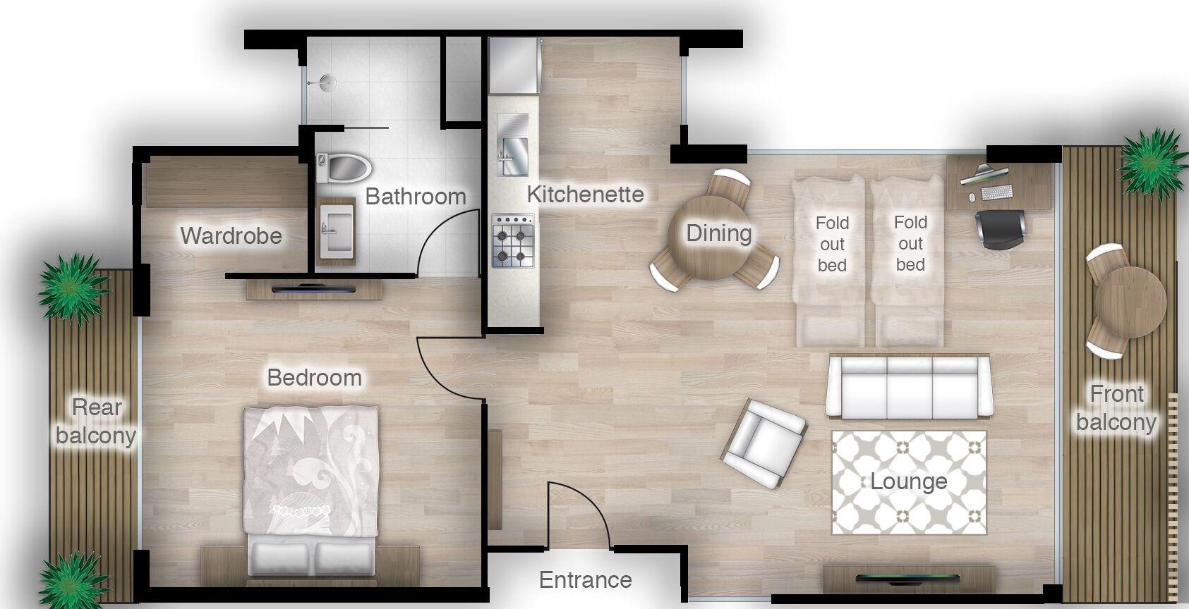 Studio 365 Serviced Apartments Chiang Mai Exterior foto